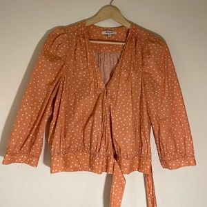 Madewell wrapped Star Blouse